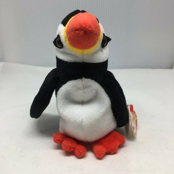 Ty Beanie Baby Puffer Puffin Plush Stuffed Animal Retired W Tag November 3 1997 - Picture 2 of 10